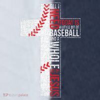 All I Need Is Baseball & Jesus Christian Cross Faith Sport-Tek Competitor United Soccer Jersey thumb 4