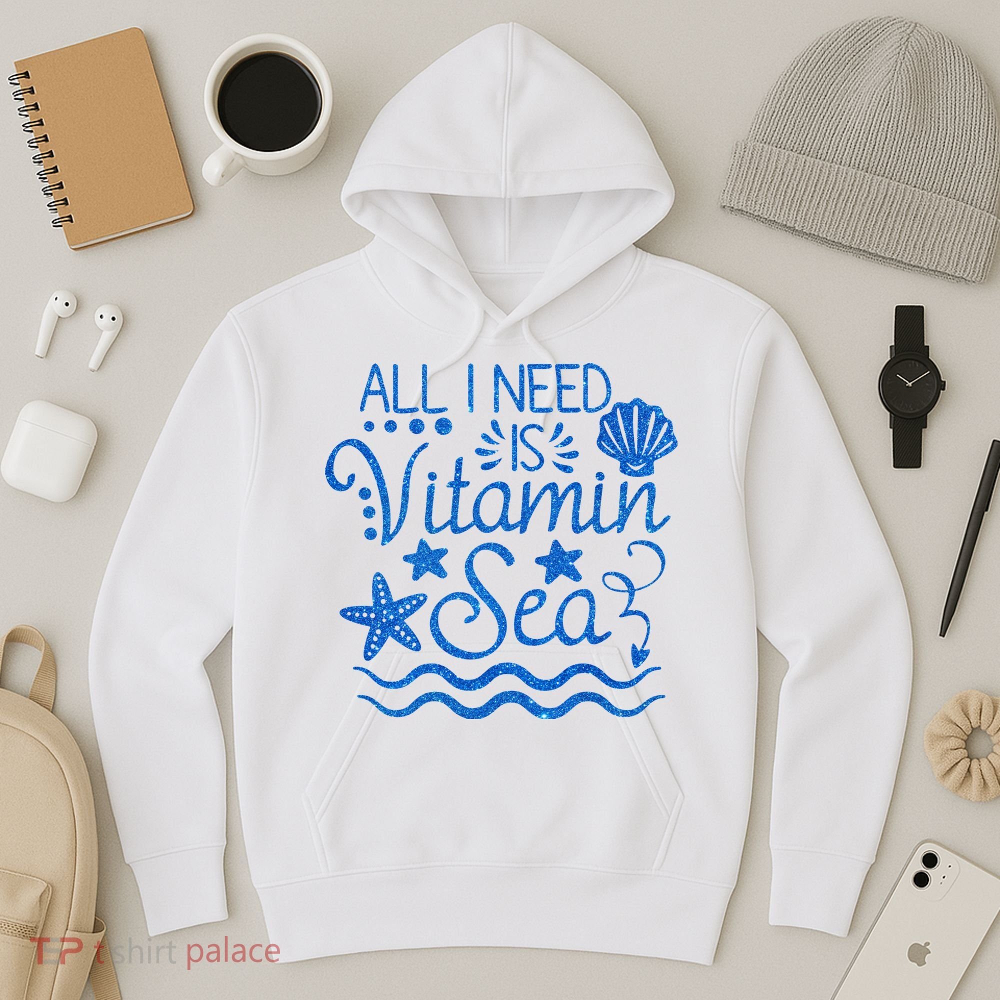 All I Need Is Vitamin Sea Hoodie