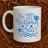 All I Need Is Vitamin Sea Coffee Mug thumb 2