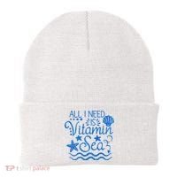 All I Need Is Vitamin Sea Beanie thumb 0