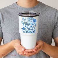 All I Need Is Vitamin Sea Tumbler thumb 2