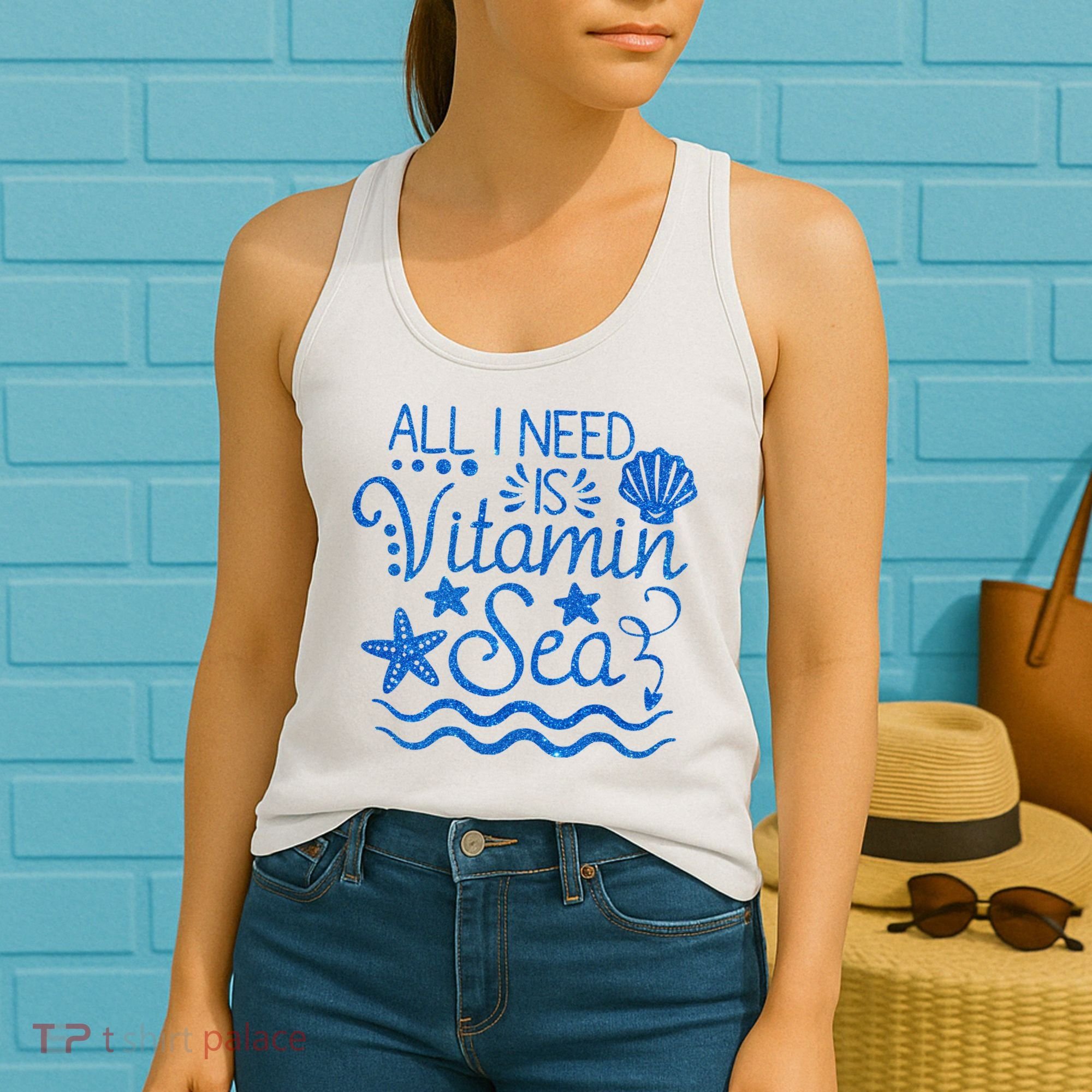 All I Need Is Vitamin Sea Women's Tank Top