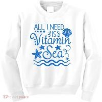 All I Need Is Vitamin Sea Kids Sweatshirt thumb 0