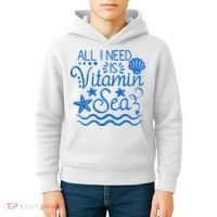 All I Need Is Vitamin Sea Kids Hoodie thumb 4