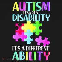 Autism It's Not A Disability It's An Ability Awareness Puzzle Backpack thumb 2