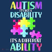 Autism It's Not A Disability It's An Ability Awareness Puzzle Long Sleeve Shirt thumb 2