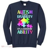 Autism It's Not A Disability It's An Ability Awareness Puzzle Sweatshirt thumb 0
