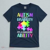 Autism It's Not A Disability It's An Ability Awareness Puzzle T-Shirt thumb 5
