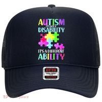 Autism It's Not A Disability It's An Ability Awareness Puzzle Hat thumb 0