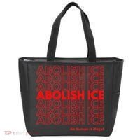 Abolish Ice No Human Is Illegal Tote Bag thumb 0