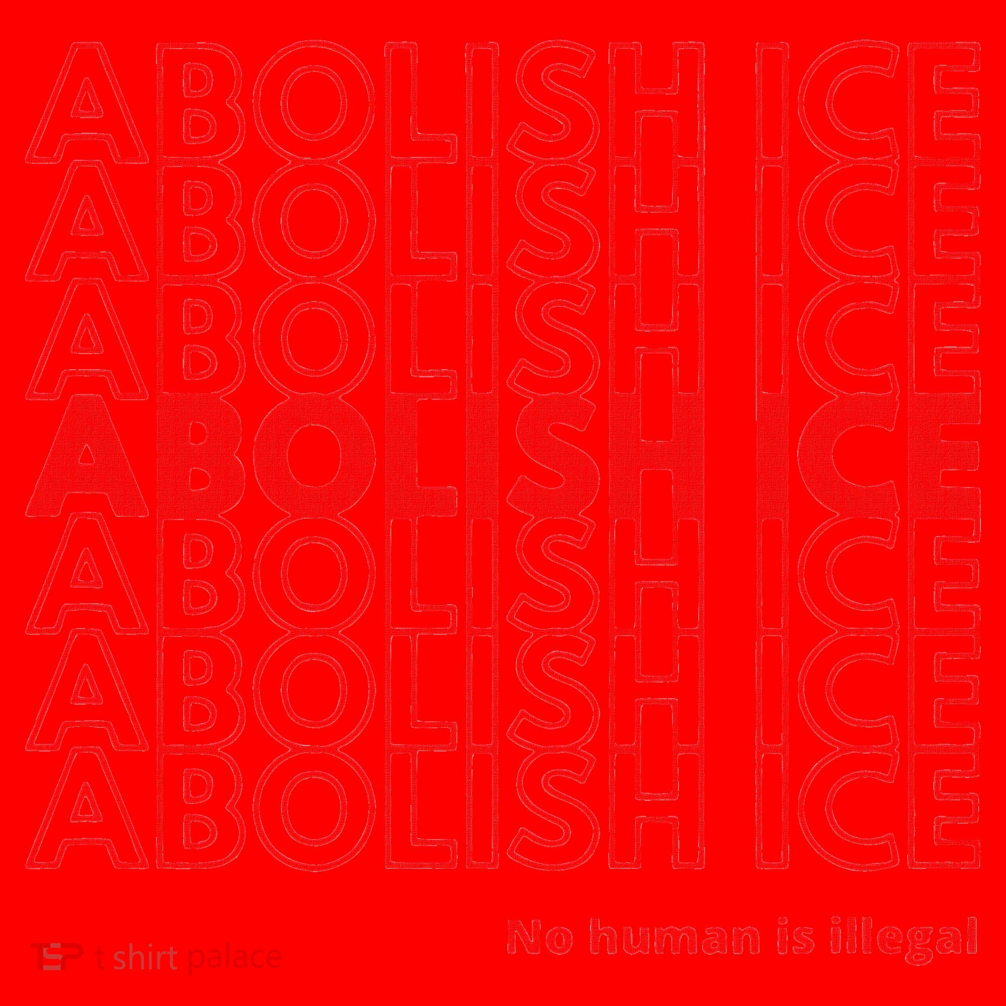 Abolish Ice No Human Is Illegal Santa Hat