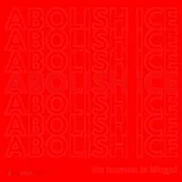 Abolish Ice No Human Is Illegal Santa Hat thumb 1