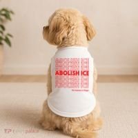 Abolish Ice No Human Is Illegal Doggie Tank thumb 2