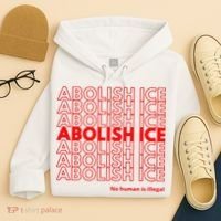 Abolish Ice No Human Is Illegal Hoodie thumb 4