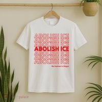 Abolish Ice No Human Is Illegal T-Shirt thumb 2