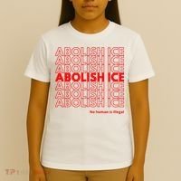 Abolish Ice No Human Is Illegal T-Shirt thumb 4