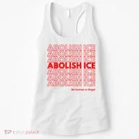 Abolish Ice No Human Is Illegal Women's Tank Top thumb 0