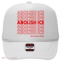 Abolish Ice No Human Is Illegal Hat thumb 0