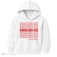 Abolish Ice No Human Is Illegal Kids Hoodie thumb 0
