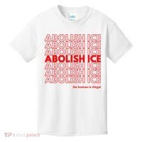 Abolish Ice No Human Is Illegal Kids T-Shirt thumb 0