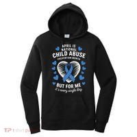 April is National Child Abuse Prevention Month Awareness Women's Hoodie thumb 0
