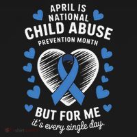 April is National Child Abuse Prevention Month Awareness Women's Hoodie thumb 2