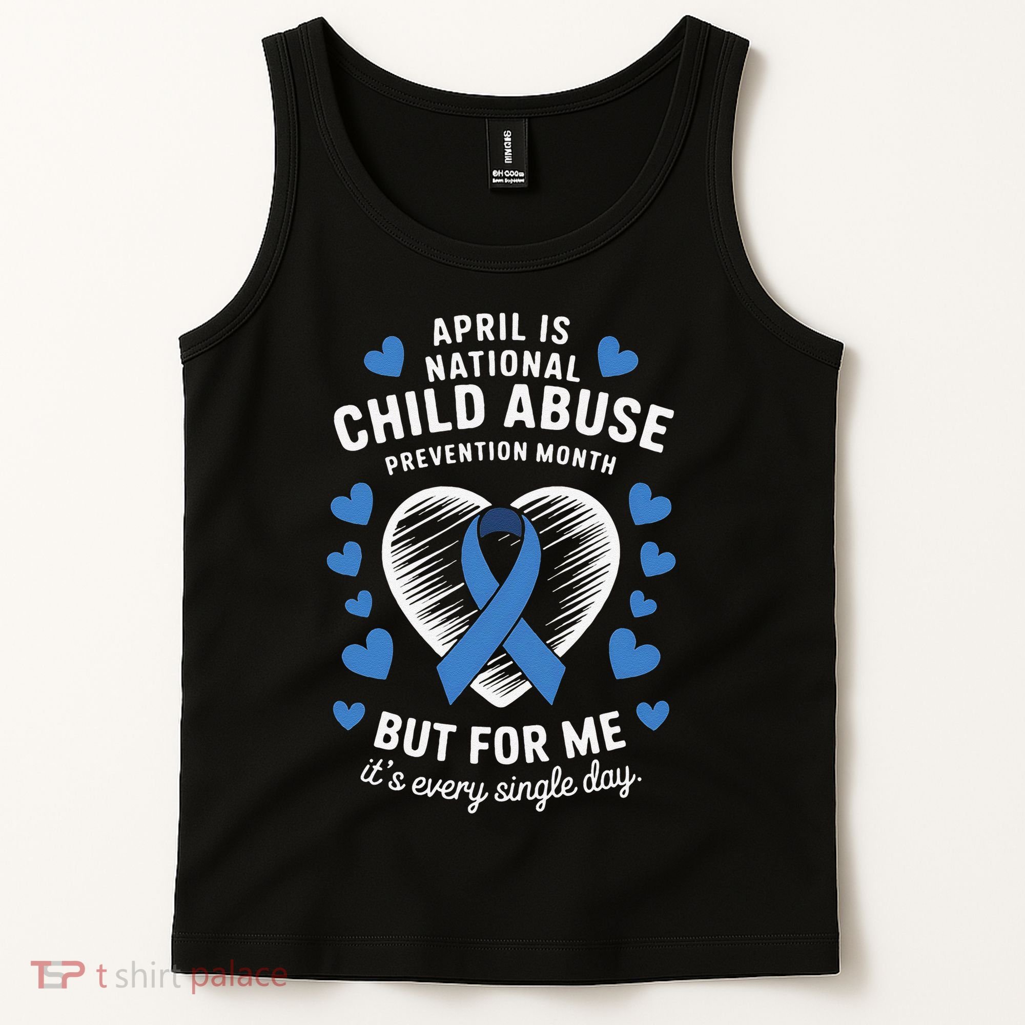 April is National Child Abuse Prevention Month Awareness Tank Top