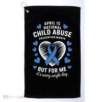 April is National Child Abuse Prevention Month Awareness Golf Towel thumb 0