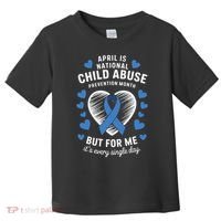 April is National Child Abuse Prevention Month Awareness Toddler T-Shirt thumb 0