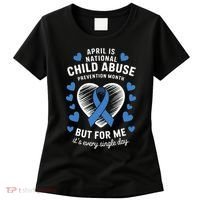 April is National Child Abuse Prevention Month Awareness Women's T-Shirt thumb 0