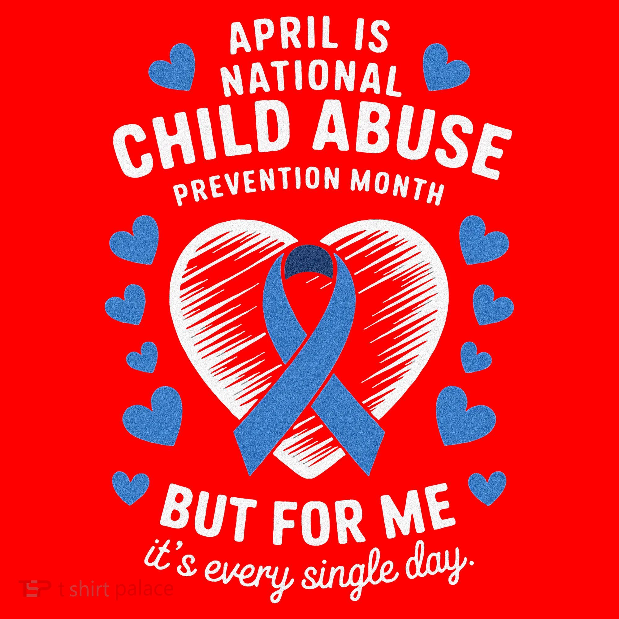 April is National Child Abuse Prevention Month Awareness Santa Hat