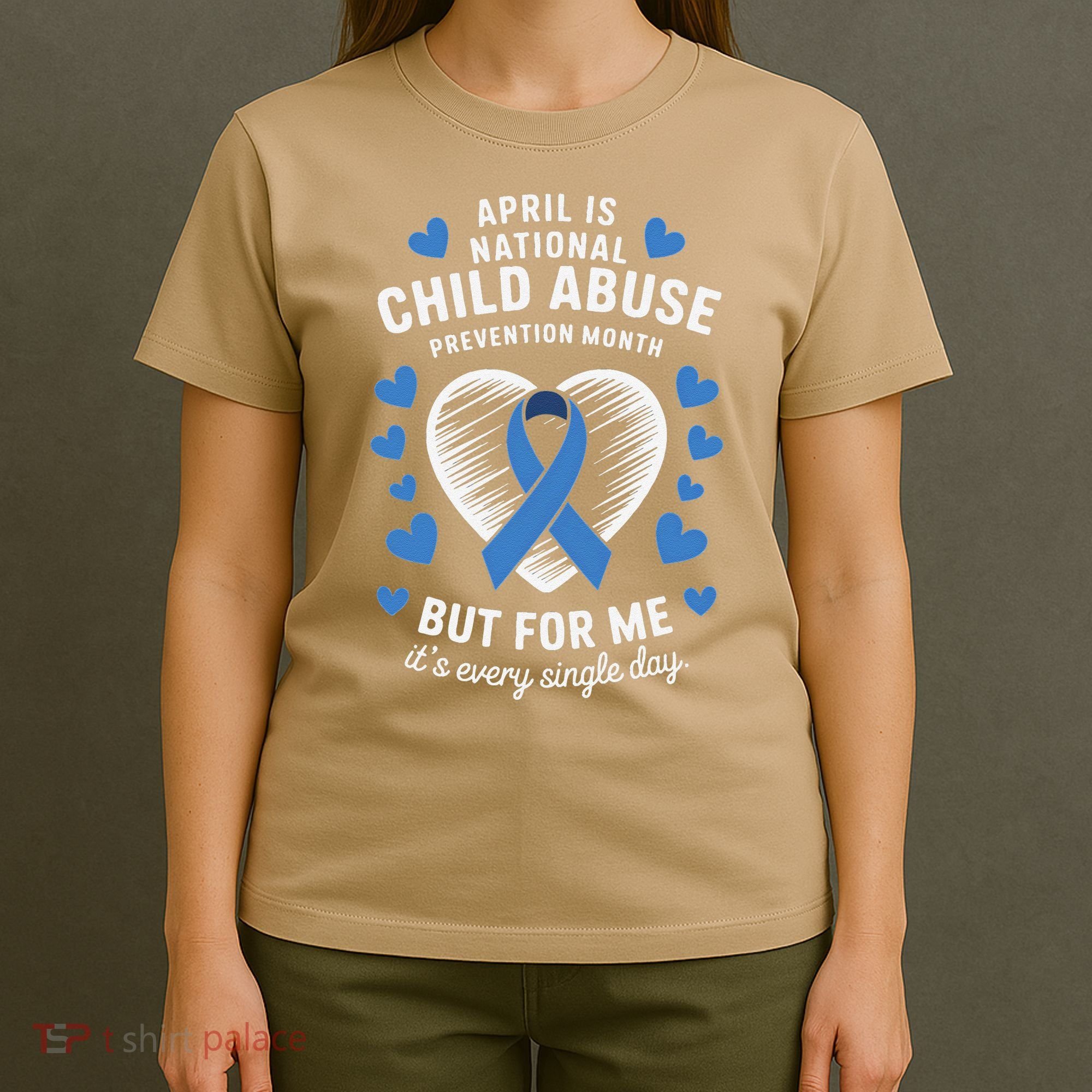 April is National Child Abuse Prevention Month Awareness T-Shirt