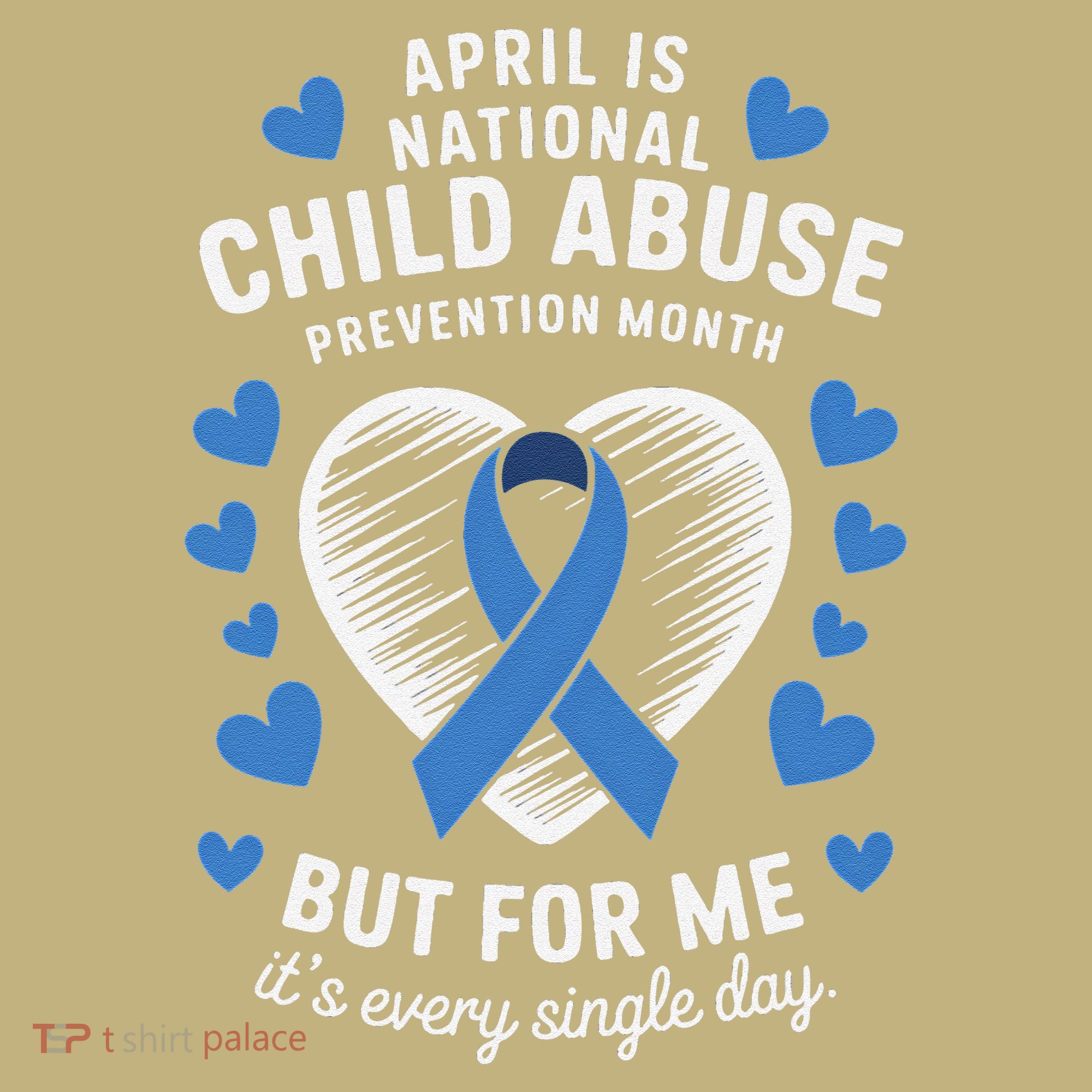 April is National Child Abuse Prevention Month Awareness Button