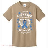 April is National Child Abuse Prevention Month Awareness Kids T-Shirt thumb 0