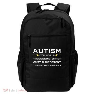 Autism It's not a processing error Backpack