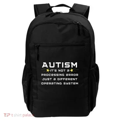Autism It's not a processing error Backpack