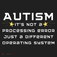 Autism It's not a processing error Tumbler thumb 3