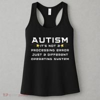 Autism It's not a processing error Women's Tank Top thumb 3