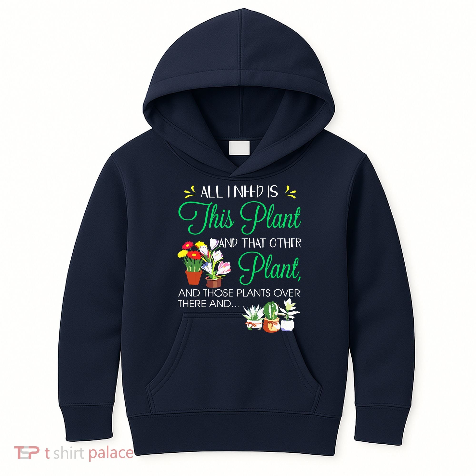 All I Need Is This Plant Gardening Plants Lover Gardener Kids Hoodie
