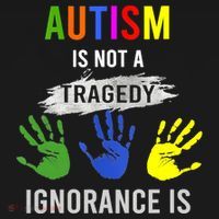 Autism Is Not A Tragedy Ignorance Is Funny Autism Ornament thumb 1