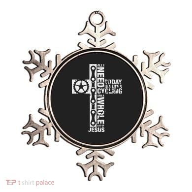 All I Need Is Cycling And Jesus Christian Religious Ornament