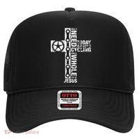 All I Need Is Cycling And Jesus Christian Religious Hat thumb 0