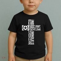 All I Need Is Cycling And Jesus Christian Religious Toddler T-Shirt thumb 2