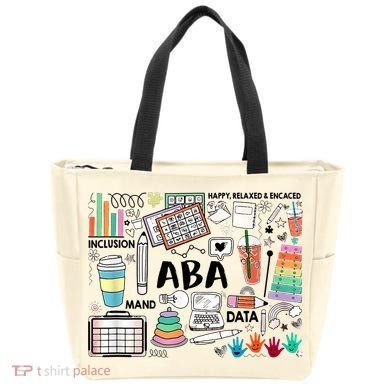 ABA Inclusion Neurodiversity Special Education SPED Tote Bag