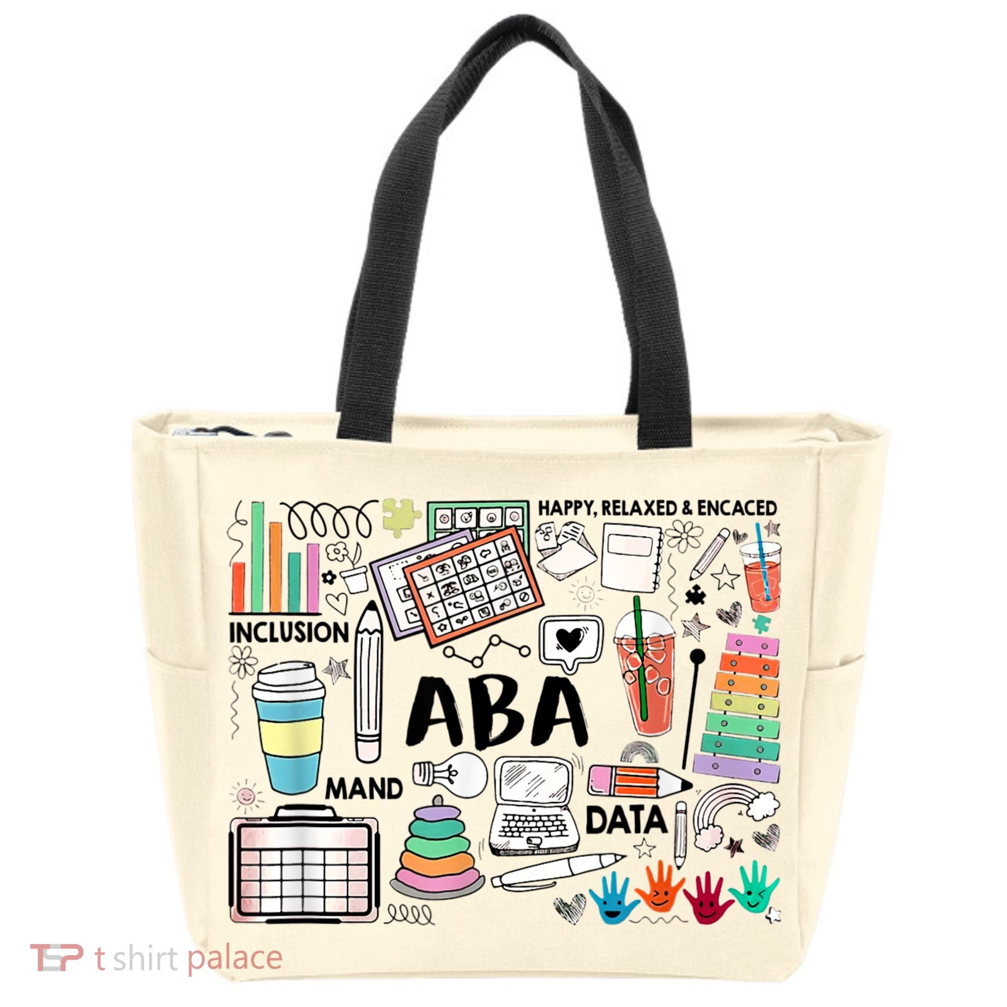 ABA Inclusion Neurodiversity Special Education SPED Tote Bag