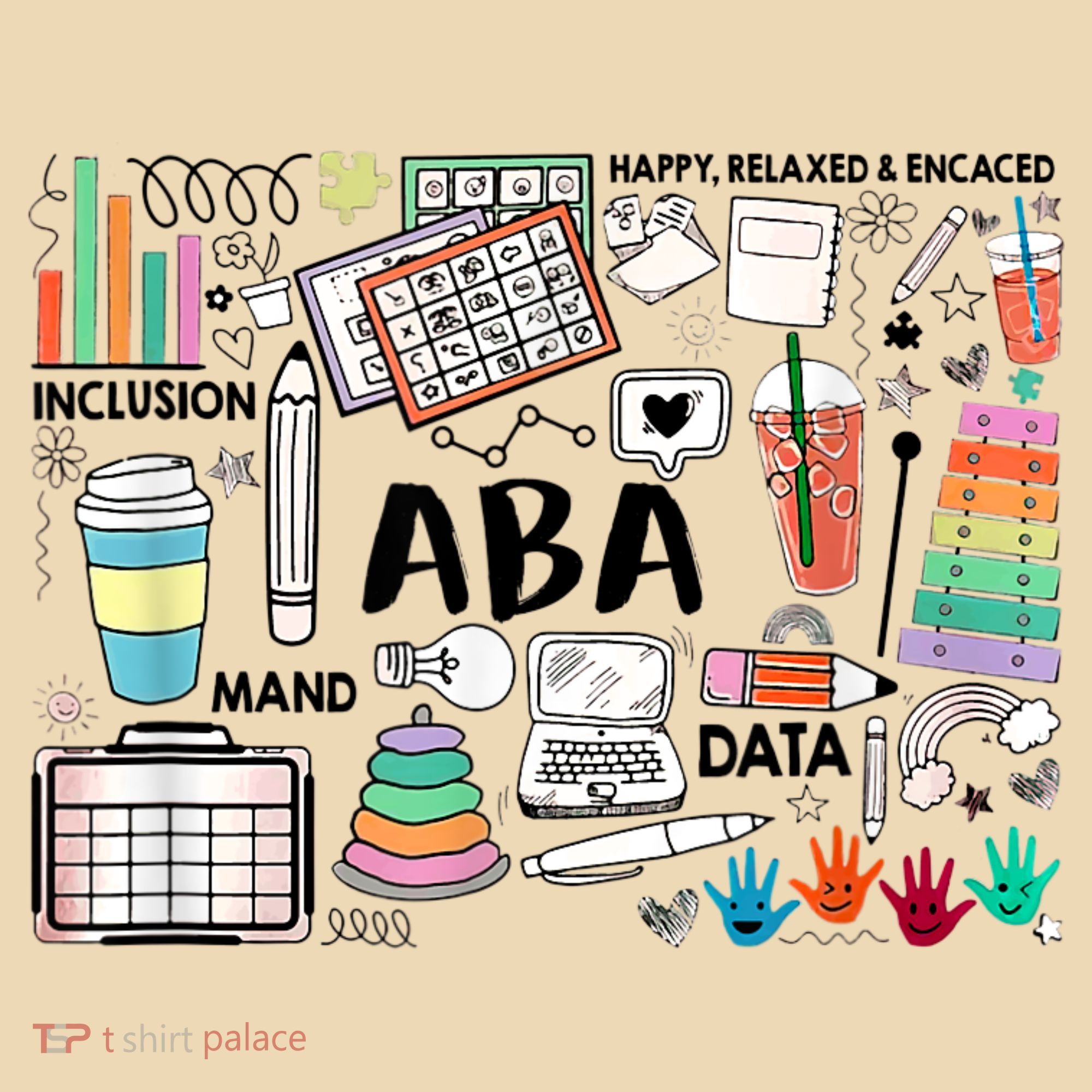 ABA Inclusion Neurodiversity Special Education SPED Tote Bag