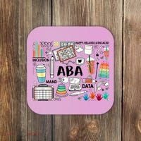 ABA Inclusion Neurodiversity Special Education SPED Coaster thumb 0