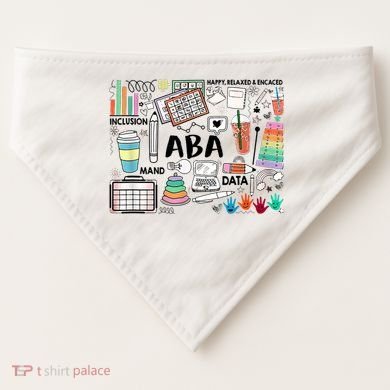 ABA Inclusion Neurodiversity Special Education SPED USA-Made Doggie Bandana