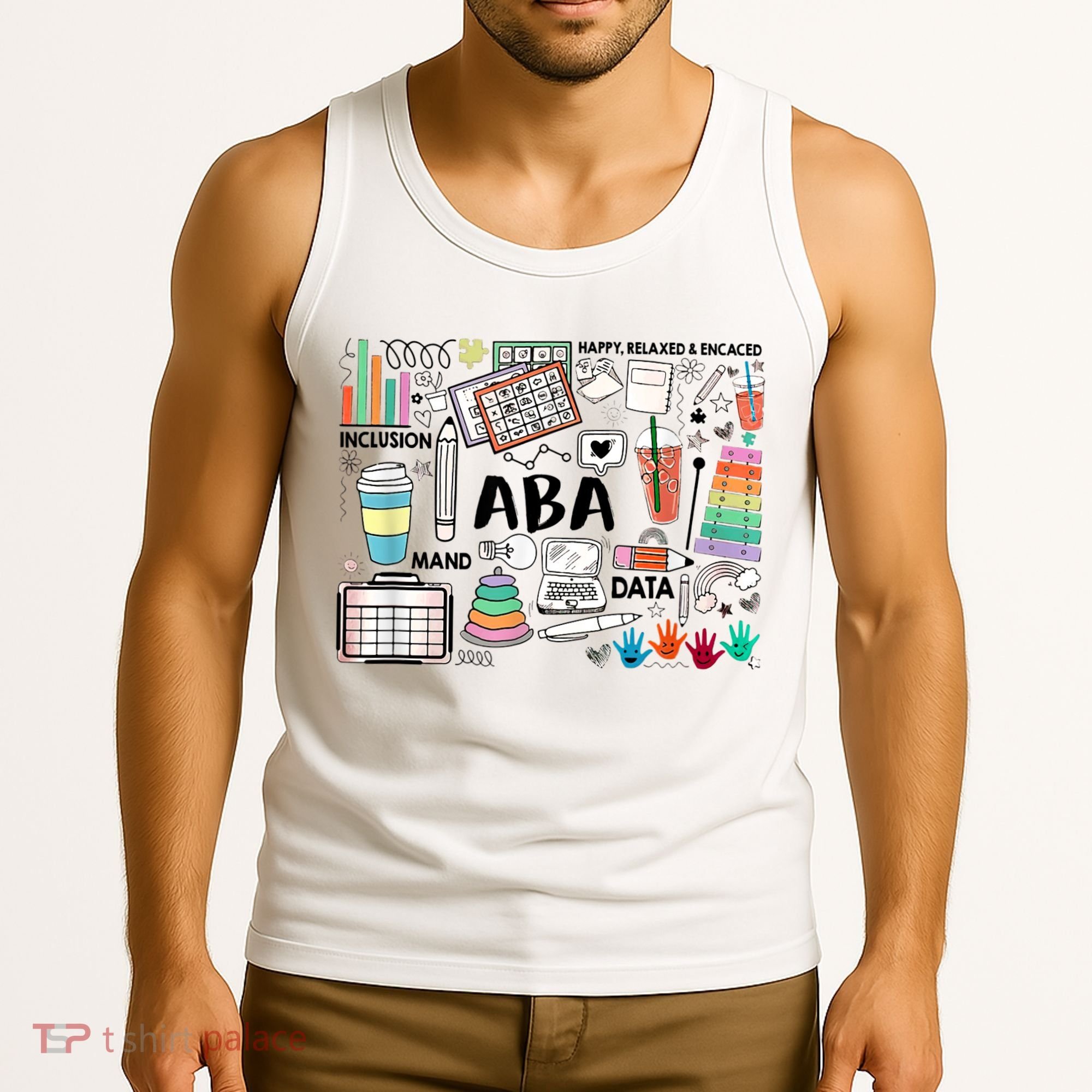 ABA Inclusion Neurodiversity Special Education SPED Tank Top