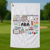 ABA Inclusion Neurodiversity Special Education SPED Golf Towel thumb 1